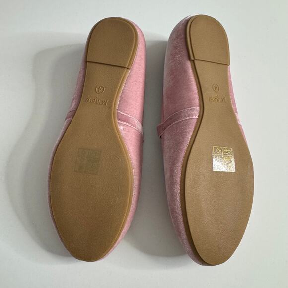 NWOT J. CREW CREWCUTS Girls' Velvet Bow Strap Mary Janes Pink 4 - Picture 7 of 7